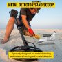VEVOR Metal Detector Sand Scoop Stainless Steel Metal Detecting Hunting Scoop