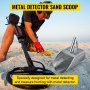 VEVOR Metal Detector Sand Scoop, Stainless Steel Metal Detecting Beach Scoop Scoops, 10 MM Hole Beach Metal Detector Scoop, 1MM Sturdy Light Stainless Steel, for Metal Detecting and Treasure Hunting