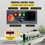 VEVOR Continuous Bag Band Sealing Machine FR770A Horizontal Bag Sealer with Digital Temperature Control Band Sealer Machine for 0.02-0.08 mm Plastic Bags Continuous Band Sealer with Printing Function