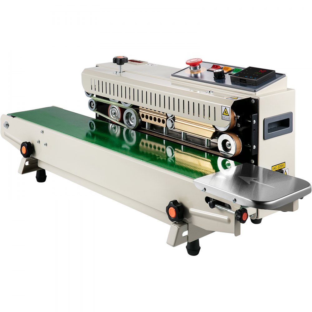 Vevor Continuous Bag Band Sealing Machine Band Sealer Machine Horizontal Fr770a