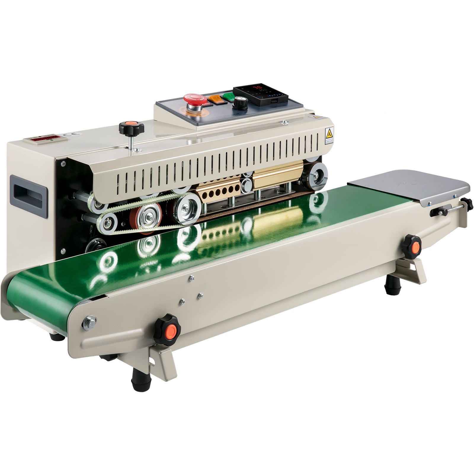 Vevor Continuous Bag Band Sealing Machine Band Sealer Machine Horizontal Fr770a