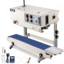 VEVOR Continuous Band Sealer, 0.24-0.6 in/6-15 mm Seal Width, FR900 110V/60Hz Horizontal Sealing Machine, Band Heat Sealer with Digital Temperature Control for PVC Membrane Bag Film