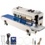 VEVOR Continuous Band Sealer, 0.24-0.6 in/6-15 mm Seal Width, FR900 220V/50Hz Horizontal Sealing Machine, Band Heat Sealer with Digital Temperature Control for PVC Membrane Bag Film