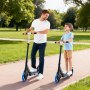 VEVOR Kick Scooter for Kids Ages 8+, Teens & Adults, 2-Wheel Toddler Scooter with Adjustable Height Handlebar, Wide Anti-Slip Deck, Foldable Lightweight Frame for Boys & Girls up to 220 lbs, Blue