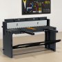 VEVOR Foot Stomp Sheet Metal Shear, 1320 mm Width Manual Floor Shear, with Soild Steel Frame, Adjustable Blade Gap, Material Stops, Foot-Pedal Control for Cutting Steel, Copper, Rebar, and Aluminum
