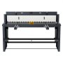 VEVOR Foot Stomp Sheet Metal Shear, 1320 mm Width Manual Floor Shear, with Soild Steel Frame, Adjustable Blade Gap, Material Stops, Foot-Pedal Control for Cutting Steel, Copper, Rebar, and Aluminum