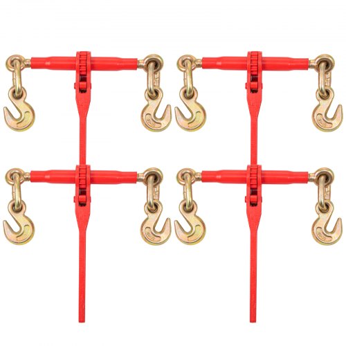 VEVOR Chain Load Binder 5/16 Inch G80 Chain Binders Tie Down Heavy Cargo 4 Pack