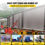 VEVOR Chain Load Binder 5/16 Inch G80 Chain Binders Tie Down Heavy Cargo 4 Pack