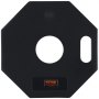 black VEVOR traffic delineator base with center hole and handle grip, labeled with VEVOR logo.