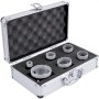 VEVOR Diamond Drill Bits 6PCS Diamond Hole Saw 20/35/40/50/55/68mm Tile Hole Saw Kit Vacuum Brazed Diamond Drill Bit 0.59in/15mm Segment Tile Hole Saw w Storage Case for Tile Ceramic Porcelain Marble