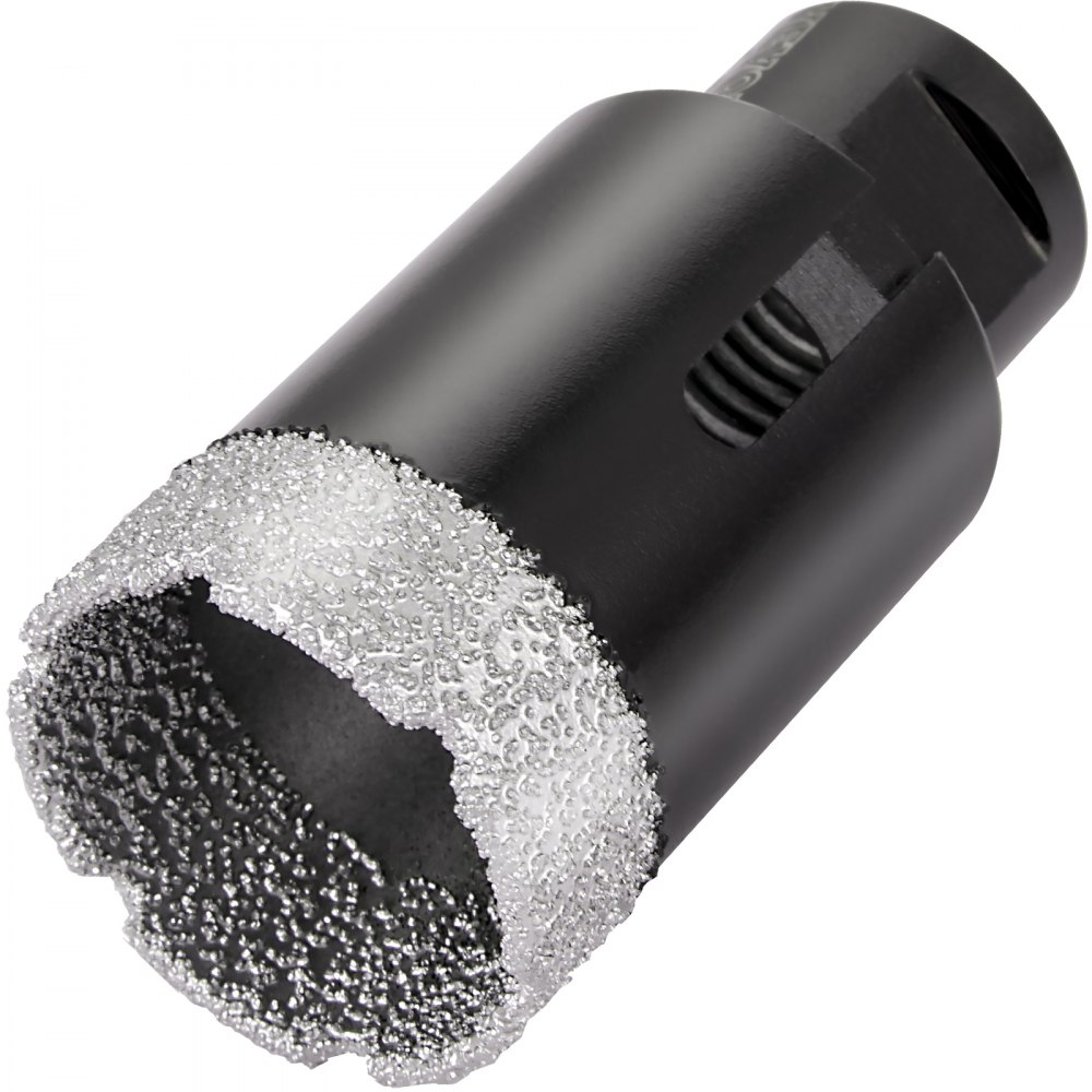 VEVOR Diamond Drill Bits 6/8/10/13/19/25/32/51 mm Diamond Hole Saw Brazed Tile 0.59in Segment Finger Bit SDS Tile Hole Saw Kit with a Blade for Tile Ceramic Porcelain Marbl 5/8"-11 Female Thread