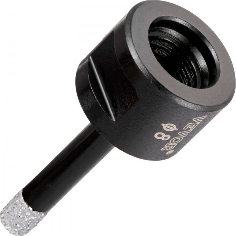 VEVOR Diamond Drill Bits 6/8/10/13/19/25/32/51 mm Diamond Hole Saw Brazed Tile Hole Saw Kit 0.59in Segment Diamond Drill Bit Finger Bit SDS Tile Hole Saw with a Blade for Tile Ceramic Porcelain Marbl