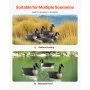 VEVOR Canada Goose Decoys, Outdoors Goose Decoy for Waterfowl Hunting, Durable Plastic Floaters with Ultra Realistic Paint, for Pool, Pond, Lake, Garden Yard Decoration, Easy to Carry and Use, 6-Pack