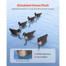 Canada Goose Decoy Outdoor Goose Floater with Ultra Realistic Paint 6-Pack