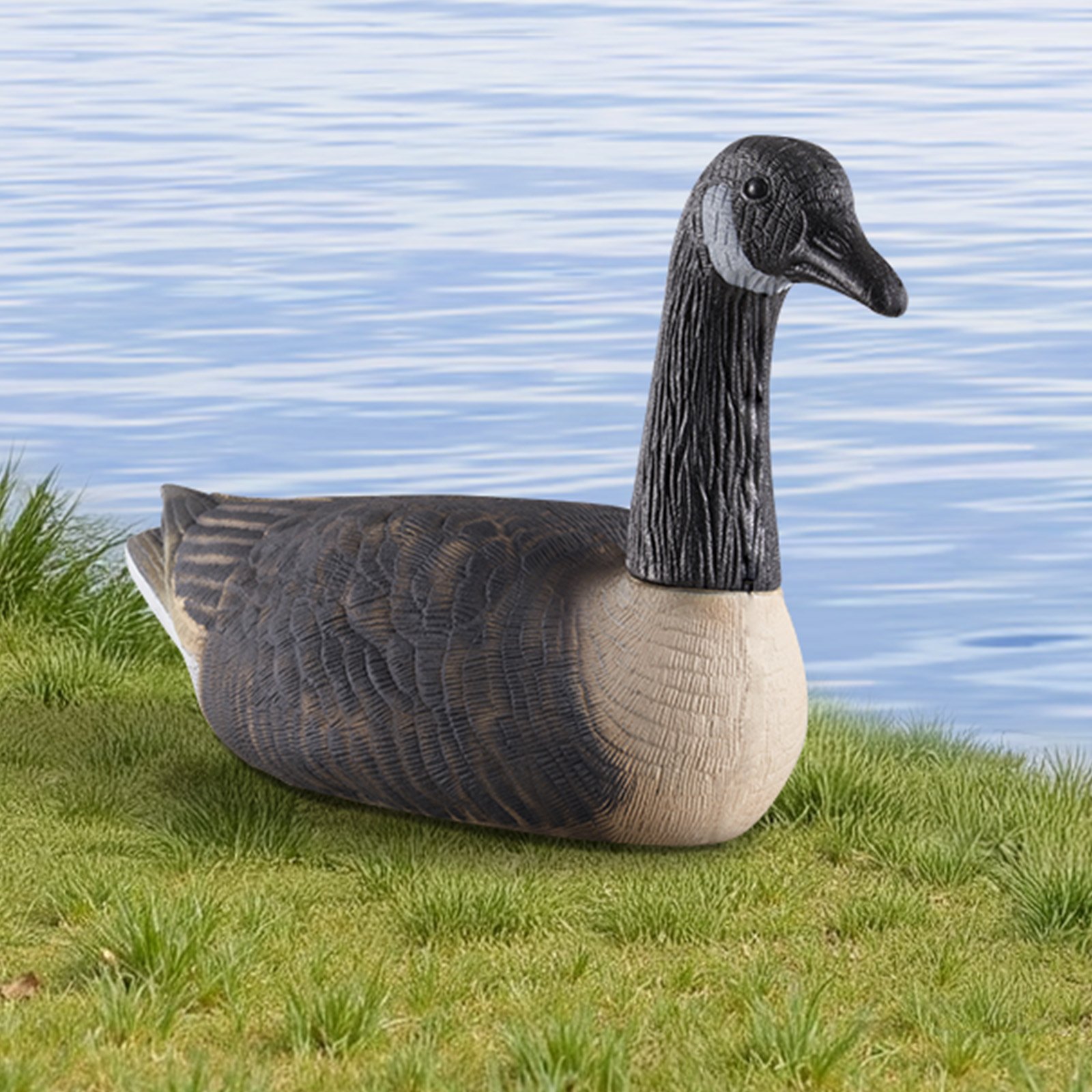 VEVOR Canada Goose Decoys, Outdoors Goose Decoy for Waterfowl Hunting, Durable Plastic Floaters with Ultra Realistic Paint, for Pool, Pond, Lake, Garden Yard Decoration, Easy to Carry and Use, 6-Pack