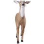 VEVOR Deer Decoy, Outdoor Deer Decoys for Hunting, Realistic Durable HDPE Doe Hunting Decoy, Foldable Legs for Easy to Carry and Use, for Garden Yard Decoration, 1-Pack