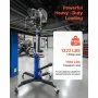 VEVOR Hydraulic Transmission Jack, 1322 lbs / 0.6 Ton Lifting Capacity Telescoping Transmission Jack with Foot Pedal, Dual Telescopic Trans, 34.6-69.3 in High Lifting Height, Garage/Shop Lift Hoist