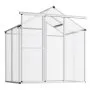VEVOR Polycarbonate Greenhouse, 184 x 126 cm, Outdoor Greenhouse with Adjustable Vent Windows, Pavilion Styled Greenhouse with Sliding Door, Aluminum Large Walk-in Greenhouse Kit for Garden Backyard