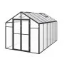 VEVOR Polycarbonate Greenhouse, 236 x 346 cm, Outdoor Greenhouse with 2 Vent Windows, Pavilion Styled Greenhouse with Hinged Door, Aluminum Large Walk-in Greenhouse Kit for Outside Garden Backyard