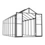 VEVOR Polycarbonate Greenhouse, 236 x 402.5 cm, Outdoor Greenhouse with 2 Vent Windows, Pavilion Styled Greenhouse with Hinged Door, Aluminum Large Walk-in Greenhouse Kit for Outside Garden Backyard
