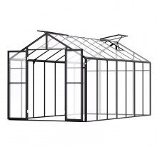 VEVOR Polycarbonate Greenhouse 8 x 14 Ft Outdoor Walk-in Greenhouse for Garden