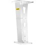 VEVOR Acrylic Podium 45\" Tall Plexiglass Podium 26.8\"x15\" Table Acrylic Pulpits for Churches with 8 mm Thick Acrylic Board Acrylic Podiums and Lecterns Design for Lecture Recital Speech & Presentat