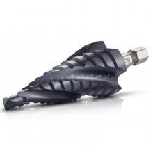 VEVOR Step Drill Bit 3/16 to 7/8 inch with 1/4 inch Hex Shank High Speed Steel