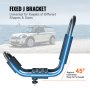 VEVOR Kayak Roof Rack 1 Pair J-Bar, Soft Roof Rack, Top Mount Tie Down, Carrier for kayak, Surf Board, Canoe, SUP, Ski Board, Mount on Car, SUV, Truck, 1 Kayak