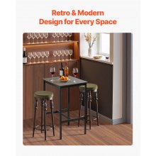 24 in Bar Table Height Pub Table Cocktail Coffee Counter Desk Kitchen Dining