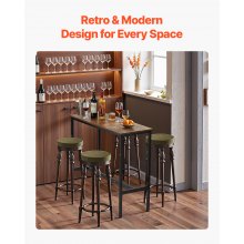 Bar Table Height Pub Table Cocktail Coffee Counter Kitchen Dining 39x16x35.5 in