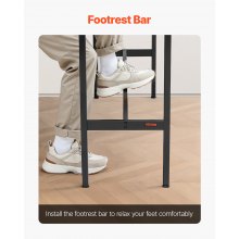 Bar Table Height Pub Table Cocktail Coffee Counter Kitchen Dining 39x16x35.5 in