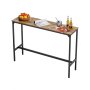 Bar Table Height Pub Table Cocktail Coffee Counter Kitchen Dining 55x15x39 in