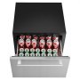 VEVOR 24 Inch Under Counter Drawer Refrigerator, Stainless Steel Dual Drawer Fridge with Temperature Control, Outdoor Refrigerator with Powerful Compressor & LED Display, Fit for Home, Office, etc.