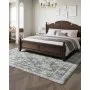 VEVOR Area Rug, 2438.4x3048 mm Large Washable Rug, Non-Slip Tear-Resistant Soft Carpet, Pet & Child Friendly Vintage Area Rugs, Indoor Mat for Bedroom, Living Room, Kids Room, Entryway, Office, Gray