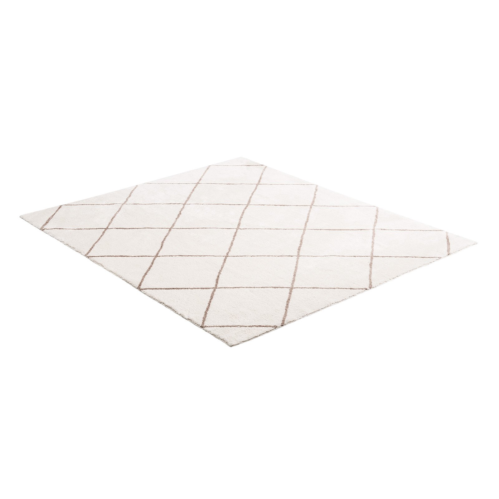 VEVOR Indoor Plush Area Rugs, 2.44 x 3.05m Plush Carpet, Area Rugs Furry with Long Plushs Pile, Thick & Durable High-Pile Rug for High-Traffic Areas, Bedroom, Non-Shedding & Non-Slip Backing, Beige