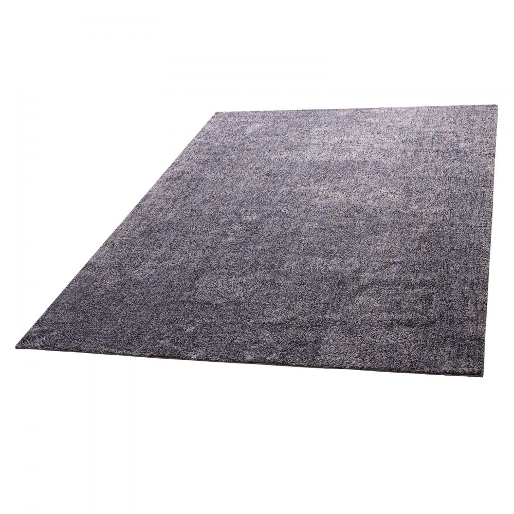 VEVOR Indoor Plush Area Rugs, 2.44 x 3.05m Plush Carpet, Area Rugs Furry with Long Plushs Pile, Thick & Durable High-Pile Rug for High-Traffic Areas, Non-Shedding & Non-Slip Backing, Blue-Gray