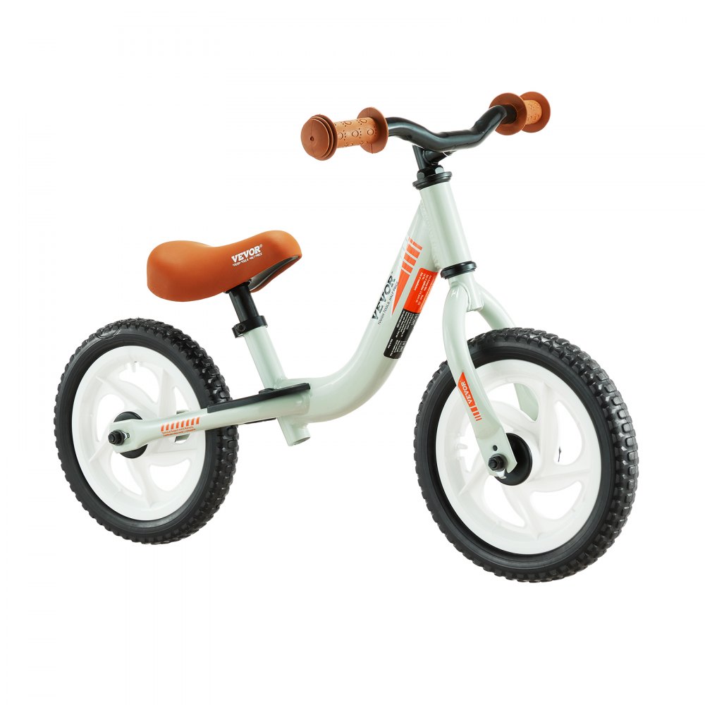VEVOR Bicicleta de equilibrio para niños pequeños, bicicleta de aleación de aluminio ligera de 12 pulgadas con asiento y manillar ajustables, neumáticos de espuma EVA, bicicleta de equilibrio para niños sin pedal, regalo para niños de 1 a 5 años, soporte de 55 libras
