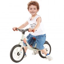 VEVOR Toddler Balance Bike, Lightweight Aluminum Alloy Balance Bicycle for Kids, with Adjustable Seat & Handlebar, 12" EVA Foam Tires, No Pedal Kids Bicycle Gift for 1-5 Years Boys Girls, 55LBS Suppor