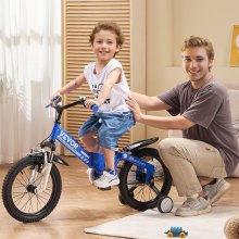 VEVOR Folding Toddler Balance Bike High-Carbon Steel Bike for 5-8 Years Boy Girl