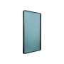 VEVOR Wall Mounted Makeup Mirror, 0.15" Thick, 30" x 40" Mirror with Aluminium Alloy Frame & Explosion-Proof Film, Scratch-Resistant Mirror with Z-Shaped Bracket, Fit for Bathroom/Bedroom/Living Room