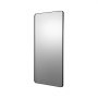 VEVOR Wall Mounted Makeup Mirror, 0.15" Thick, 30" x 48" Mirror with Aluminium Alloy Frame & Explosion-Proof Film, Scratch-Resistant Mirror with Z-Shaped Bracket, Fit for Bathroom/Bedroom/Living Room