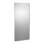 VEVOR Wall Mounted Makeup Mirror, 0.15" Thick, 32" x 72" Mirror with Aluminium Alloy Frame & Explosion-Proof Film, Scratch-Resistant Mirror with Z-Shaped Bracket, Fit for Bathroom/Bedroom/Living Room