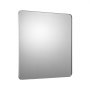 VEVOR Wall Mounted Makeup Mirror, 0.15" Thick, 36" x 36" Mirror with Aluminium Alloy Frame & Explosion-Proof Film, Scratch-Resistant Mirror with Z-Shaped Bracket, Fit for Bathroom/Bedroom/Living Room