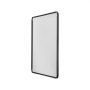 VEVOR Wall Mounted Makeup Mirror, 0.15" Thick, 36" x 36" Mirror with Aluminium Alloy Frame & Explosion-Proof Film, Scratch-Resistant Mirror with Z-Shaped Bracket, Fit for Bathroom/Bedroom/Living Room