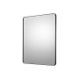 VEVOR Wall Mounted Makeup Mirror, 0.15" Thick, 36" x 36" Mirror with Aluminium Alloy Frame & Explosion-Proof Film, Scratch-Resistant Mirror with Z-Shaped Bracket, Fit for Bathroom/Bedroom/Living Room