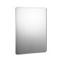 VEVOR Wall Mounted Makeup Mirror, 0.15" Thick, 36" x 48" Mirror with Aluminium Alloy Frame & Explosion-Proof Film, Scratch-Resistant Mirror with Z-Shaped Bracket, Fit for Bathroom/Bedroom/Living Room