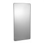 Espejo de maquillaje de pared VEVOR, 3 cm de grosor, 91 x 183 cm, con marco de aleación de aluminio y película antiexplosiones, resistente a arañazos y soporte en forma de Z, ideal para baño, dormitorio y salón.