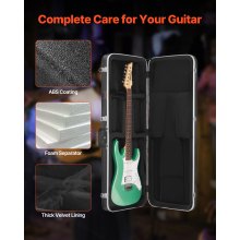 VEVOR Electric Guitar Hard Case 900 mm With Lock And Key for Electric Guitar