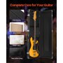 Bass Guitar Hard Case 48.03 in Waterproof With Lock And Keys for Bass Guitar