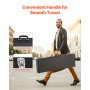 Bass Guitar Hard Case 48.03 in Waterproof With Lock And Keys for Bass Guitar